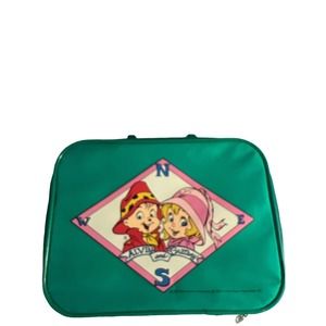 Vintage Alvin and the Chipmunks ALVIN & BRITTANY Mini Suitcase 1990 Bagdasarian